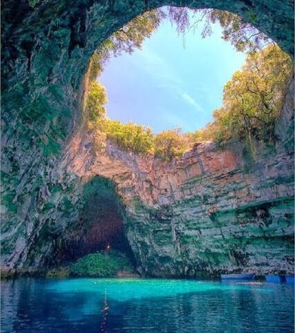 Example of a home carved in a rock. Credit to artist