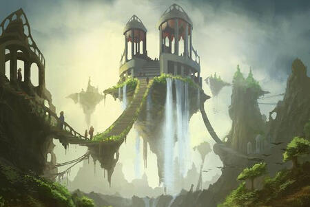 Example of a home carved in a rock. Credit to artist