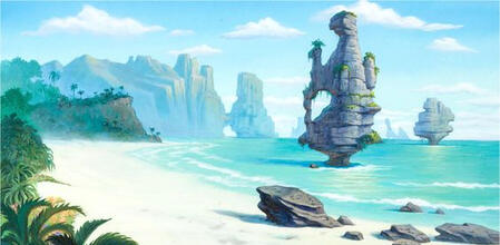 Example of a home carved in a rock. Credit to artist